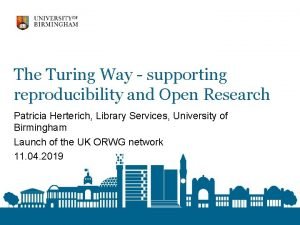 The turing way