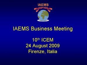 Iaems fees