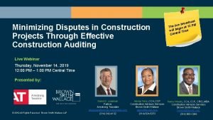 Minimizing Disputes in Construction Projects Through Effective Construction