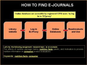 Ezproxy upm