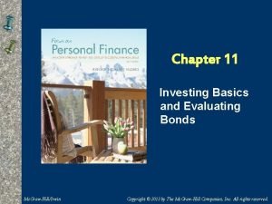 Evaluating bonds