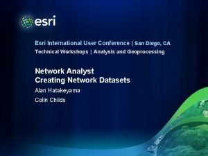 Esri International User Conference San Diego CA Technical