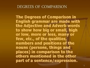 Degrees of comparison for sad