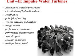 Pelton turbine efficiency