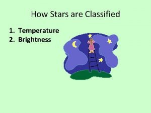 Star classification worksheet