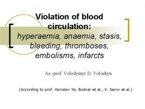 Vacate hyperemia