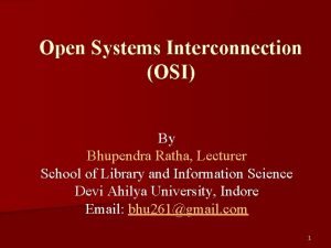 Topmost layer of osi model