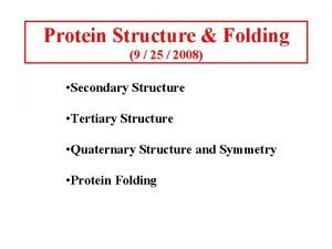 Super secondary structure of protein