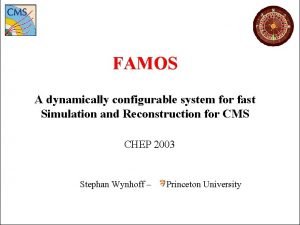 FAMOS A dynamically configurable system for fast Simulation