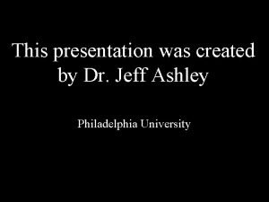 Dr jeff ashley