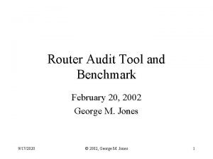 Cisco router assessment tool
