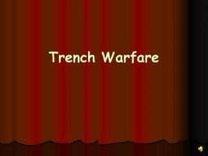 Trench warfare propaganda