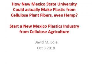 How New Mexico State University Could actually Make