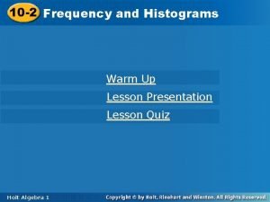 12-2 frequency and histograms worksheet answers