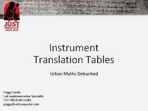 Precision translation tables