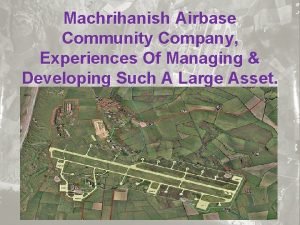 Machrihanish airbase community company