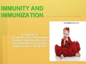 Immunization schedule