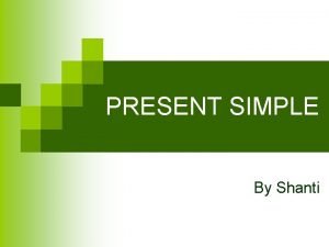 What's present simple