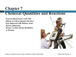 1 Chapter 7 Chemical Quantities and Reactions Exercise