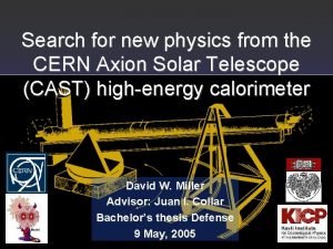 Search for new physics from the CERN Axion