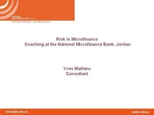 National microfinance bank jordan