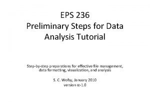 Eps tutorial