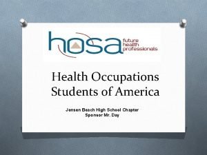 Health Occupations Students of America Jensen Beach High