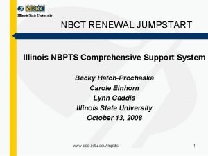 Nbpts renewal