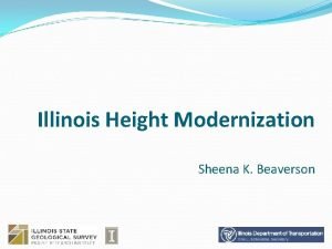 Illinois height modernization
