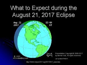 What to Expect during the August 21 2017