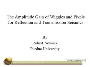 The Amplitude Gain of Wiggles and Pixels for