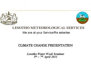 Lesotho meteorological services