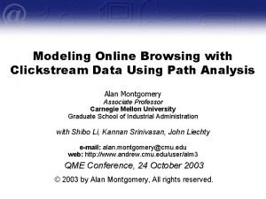 Clickstream data model