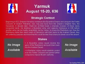 Yarmuk August 15 20 636 Strategic Context Beginning