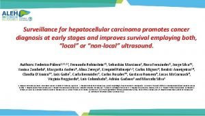 Surveillance for hepatocellular carcinoma promotes cancer diagnosis at