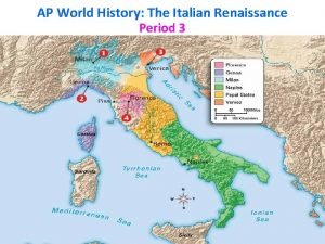 Italian city states of the renaissance