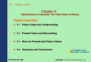 T 5 1 Chapter Outline Chapter 5 Introduction