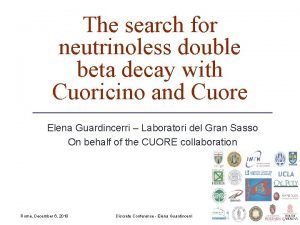 The search for neutrinoless double beta decay with