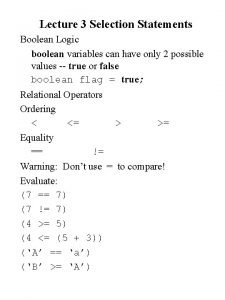 Boolean Boolean