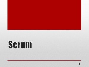 Scrum words