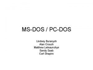 Pcdos