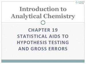 Q test in analytical chemistry Q test in analytical chemistry