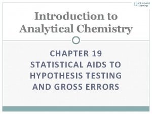 Q test in analytical chemistry