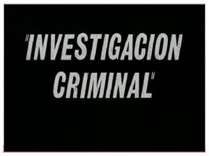Principios de la investigacion criminal
