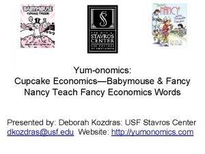 Yumonomics Cupcake EconomicsBabymouse Fancy Nancy Teach Fancy Economics Yumonomics Cupcake EconomicsBabymouse Fancy Nancy Teach Fancy Economics