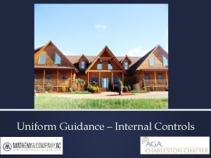Uniform Guidance Internal Controls Brandy Whittington CPA CITP