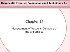 Therapeutic Exercise Foundations and Techniques 5 e Chapter