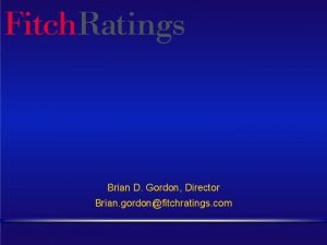 Brian gordon director