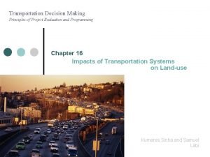 Land use transportation