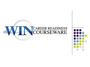 Win career readiness